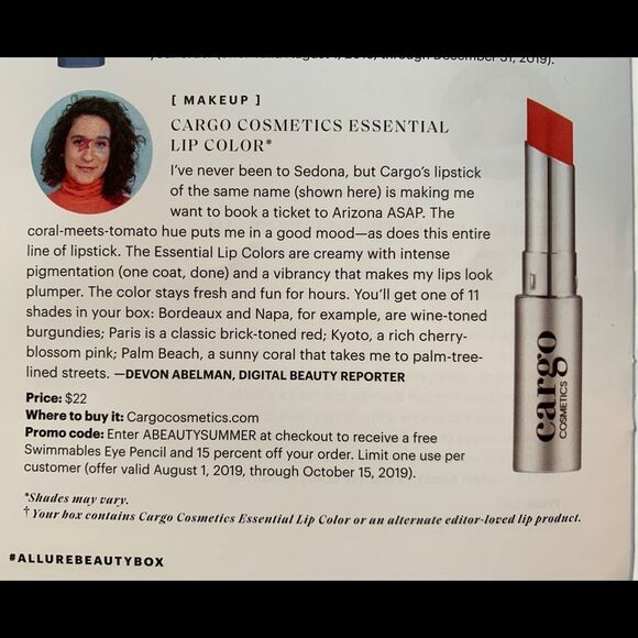 *Cargo* Lip Color .10 oz in Sedona - Picture 5 of 5